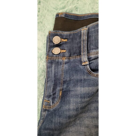 Women's Nine West Stretch Jeans - Size 0 Straight Leg Color BLue NEW - Picture 2 of 8